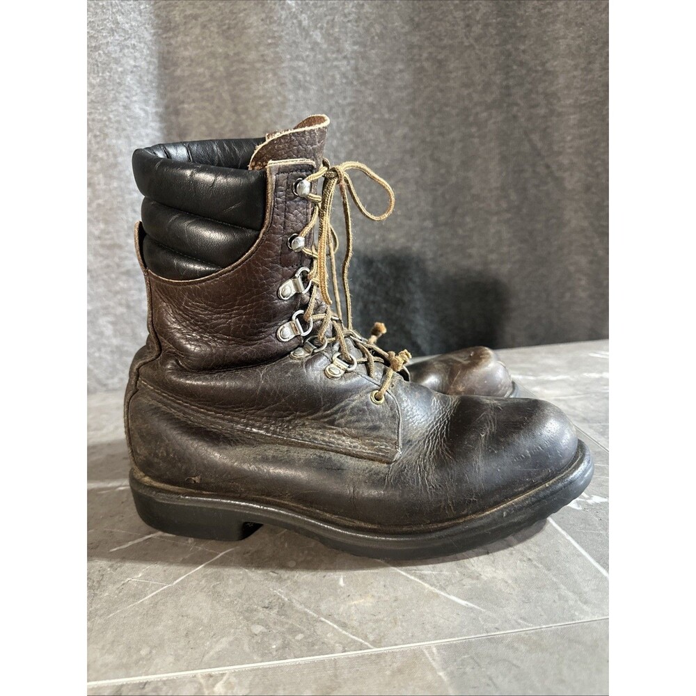 Vintage Irish Setter Sport Upland Work Hunting Brown Leather Boots Men’s 10 B14